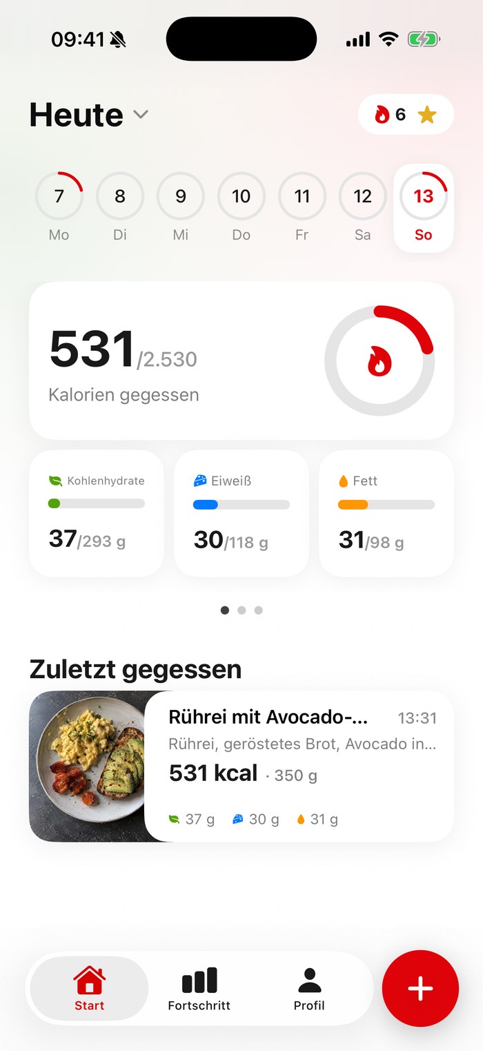 NomNow Heute: das Frühstück steht im Tagebuch